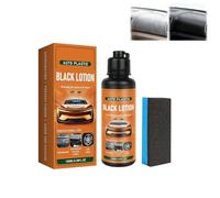Auto Plastic Black Lotion, Auto Plastic Restorer Kit, Car Plastic Restorer Black, Plastic Restorer for Cars, Plastic Care for Car Interior, Restores Faded Trim, Long-Lasting Shine (1PC)