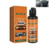 Auto Plastic Restorer Kit, 100ml Car Plastic Restorer for Cars, Dashboard Cleaner, Car Trim Restorer, Instant Plastic Polish, Restores Shine of Automotive Plastics, Resisting Daily Wear (1Pcs)