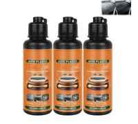 Auto Plastic Restorer Kit, 100ml Car Plastic Restorer for Cars, Dashboard Cleaner, Car Trim Restorer, Instant Plastic Polish, Restores Shine of Automotive Plastics, Resisting Daily Wear (3Pcs)