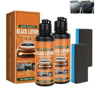 Auto Plastic Restorer Kit, 2026 New Plastic Restorer for Cars, Instant Shine & Protection Car Interior Polisher, Can Restore The Luster of Faded Plastics and Rubbers, 100ml (2pc)