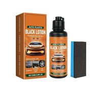 Auto Plastic Restorer Kit,Plastic Restorer for Cars,Car Interior Care Restorer Kit,Auto Plastic Black Lotion,Can Restore The Luster of Faded Plastics & Rubbers,Fast & Easy for SUV,Truck,etc (1 pcs)