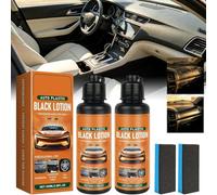 Auto Plastic Restorer Kit,Plastic Restorer for Cars,Kunststoff-Pfleger Für Auto Innenraum,Automotive Exterior&Interior,Auto Plastic Black Lotion,Can Restore The Luster of Faded Plastics&Rubbers (2)