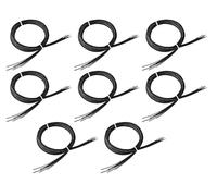 Auto-plaza 4 Pairs (8pcs) Twist Lock Shoelaces Replacement Compatible with Engelbert Strauss Compatible with BOA, Black, Universal