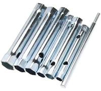 Auto-Plaza 6PCS Dual-Ended Wrench Socket Plumber Back Nut Tap Spark Plug Spanner Set Extended Spark Plug Wrench