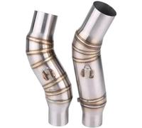 Auto Protection Motorcycle Exhaust Middle Pipe Exhaust Muffler Escape Link Pipe WIth Gasket For Kawasaki Z1000 2010-2017