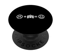 Auto Racing Makes Happy Funny Gift Race Car Lover Men Women PopSockets Swappable PopGrip