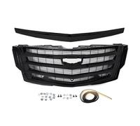 Auto Radiator Grille Compatible With Cadillac For Escalade 2015 2016 2017 2018 2019 2020 Hood Molding Trim Replace Front Bumper Upper Grill Glossy Black