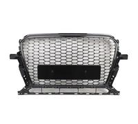 Auto Radiator Grille Compatible With For Q5 Standard Model 2013-2017 Only For Europe/US Versions Glossy Black Honeycomb Front Radiator Mesh Grille