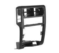Auto Radio Fascias Frame 6N1858071A Center Control AC Vent Trim Dashboard Console Radio Grill Interior Decor For VW For Polo 6N For Caddy MK2(Black)