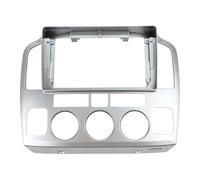 Auto Radio Fascias Frame Car Radio Dashboard Navigation Panel Interior Decoration For SUZUKI For GRAND VITARA XL-7 2001-2006(Silver)