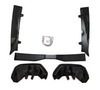 Auto Rear Diffuser For BMW 5 Series G60 Sedan & I5 For EDrive 40 Sport 2024+ Rear Spoiler Lip Bumper Diffuser Splitter Body Guard Kit(Gloss Black)