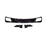 Auto Rear Diffuser For BMW G05 X5 2019-2025 Style PP Rear Bumper Lip Diffuser 5 Side Splitters Winglets Body Kit(Black Diffuser)