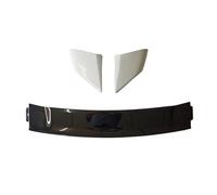 Auto Rear Spoiler Wing For Mazda 3 ABS FD2 2006 2007 2008 2009 2010 2011 2012 2013 Three Parts Car Boot Cover Spoiler(White A)