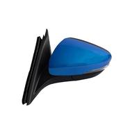 Auto Rearview Mirror Assemblys Car Side Rearview Mirror Assembly For Focus 2019-2021 Auto Electric Folding Turn Signal Blind Spot Assy Complete Wing Mirrors(Blue,10 Wire Left)