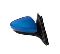 Auto Rearview Mirror Assemblys Car Side Rearview Mirror Assembly For Focus 2019-2021 Auto Electric Folding Turn Signal Blind Spot Assy Complete Wing Mirrors(Blue,6 Wire Right)