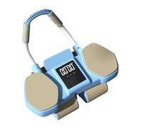 Auto Rebound Abdominal Wheel - Abdominal Roller Exercise Wheel with Elbow Support | 4 Wheel Auto Rebound Abdominal Exercise Roller Wheel with Timer,