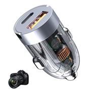 Auto Recessed Plug - 12-24V Input, Invisible Design, Fast Charging, Smart Chip 5A High Speed | Mobile Smartphone Electronic Navigation Radar Driving Daily Ride FA