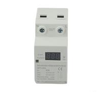 Auto-Recovery Over/Under Voltage Protective Device for 230V AC Circuits, 40A Load Capacity, Digital Display, Surge Protection for Relay with 175-270V Normal Range,