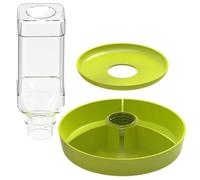 Auto Refilling Reptiles Dispenser Clear Bottle Quiet Operations Water Dish Multi Layer Pet Water Feeder