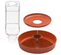 Auto Refilling Reptiles Dispenser Clear Bottle Quiet Operations Water Dish Multifunctional Reptiles Water Bowl