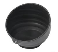 Auto Repair Magnetic Parts Bowl for Screw and Small Part Storage with Plastic Construction and Metal Rack Magnetic Base (black)