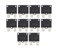 Auto Reset Circuit Breaker for Kids Ride-On Cars 6A DC 32V Overload Protection Safety Device ABS Material 10 Pack