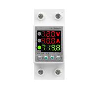 Auto Reset Safety Device with Overcurrent, Over Voltage, Power Consumption, Electrical Surveillance, Security, Smart Noise, Track Mount Rise Protector