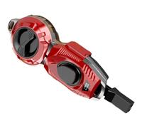 Auto-Retract Metal Chalk Line Tool with Built-in Leveling for Precise Construction Carpentry Marking Metal Chalk Line Roll for Woodworkers