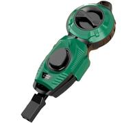 Auto-Retract Metal Chalk Line Tool with Built-in Leveling for Precise Construction Carpentry Marking Metal Chalk Line Roll for Woodworkers