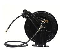 Auto-Retractable Pressure Washer Hose Reel with Card Position for Car Washing, Pet Showers, and Floor Cleaning