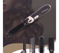 Auto Rotating Hair Dryer Brush with 4 Interchangeable Heads for Detangling, Drying, and Styling All Hair Types