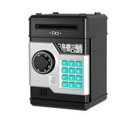 Auto Scroll ATM Savings Bank - Coin Box with Paper Money Feature, Large Capacity for Cash and coinss | Unique Savings Bank, Perfect for Effective Financial Management and Fun Savings Experience