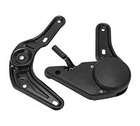 Auto Seat Back Hinge Recliner Heavy Duty 30 to 180 Degree Adjustable Toothed Plate Seat Recliner for Trucks Excavators RV Caravan Motorhomes Black Steel 2 Pieces Left Side