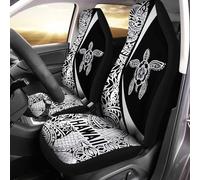 Auto Seat Cover Hawaii Polynesian Sea Turtle Summer Thin Breathable Front Car Seats Covers Easy Clean Vehicle Seat Cover Accessories Protector For Fit Most Cars Suv Van 52X138 Cm