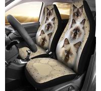 Auto Seat Covers Face Birman Cat Paw Pattern Background Car Back Bucket Protectors Universal Car Front Seat Cover Decor Decorative Sedans Bucket Seats Covers For Trucks Suv Sedan 52X138 CM