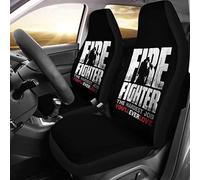 Auto Seat Covers Firefighter Hardest Job You Will Ever Love Cars Bucket Seats Cover Universal Car Back Bucket Protectors Comfort Car Front Seat Cover Decor For Sedan Trucks Suv 52X138 CM