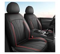 Auto Seat Covers For Most SUV Cars | Full Coverage Protection Wear-Resistant Comfortable Breathable Front Two-Seater Car Seat Cover(Black Red 4pcs)