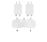Auto Seat Covers For Tesla For Model Y 2019-2025 Ice Silk Seat Cover Breathable Seat Car Interior Car Seat Cover Cushion Interior Accessories(3PC white)