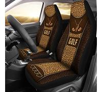 Auto Seat Covers Golf Vintage Classic Leopard Leather Pattern Car Front Seat Cover Decor Universal Cars Bucket Seats Cover Funny Sedans Bucket Seats Covers For Sedan Most Automotive 52X138 CM