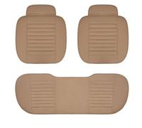 Auto Seat Covers Set For A1 A3 A4 A5 A6 A6L A7 A8 A8L PU Leather Car Seat Cover Accessories(Beige 1Set)