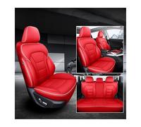 Auto Seat Covers Set For Skoda For Superb For Karoq For Kodiaq For Fabia For Octavia A5 A7 For Rapid For Yeti Car Seat Cover(5Pcs-Red)
