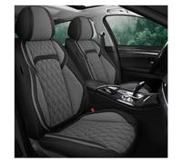 Auto Seat Covers Set Linen Car Seat Covers For A4 B8 B6 B7 For Avant A3 8P A5 For Sportback Q2 Q3 A7 Q7 4L 100 C4 A6 4F C7 C5 Car Seat Protectors(Black Grey)