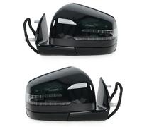 Auto Side Mirror Car Power Rear View Mirror Side Door Mirror For Mercedes For Benz W164 X164 ML GL Cl 2005-2011 1668100164 1668100264 Complete Door wing Mirror(A Pair Black)