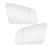 Auto Side Mirror Sheet Glass For A3 8P 2003-2008 For A6L C6 4F 2005-2008 Glass For Wing Mirror Wide Angle Rearview 8E0857536E 8E0857535E Easy Install Mirror Glass(Pair)