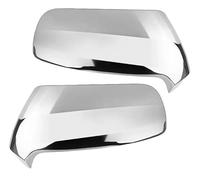 Auto Side Rear View Mirror Cover Cap For Peugeot 3008 5008 2009-2016 Silver Black(1pair Chrome)