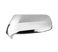 Auto Side Rear View Mirror Cover Cap For Peugeot 3008 5008 2009-2016 Silver Black(Glossy Chrome Left)