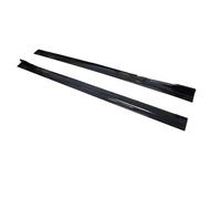 Auto Side Skirts Side Skirt Extensions Rocker Panel Lip For Mercedes For Benz C117 CLA250 260 CLA45 ClA200 W117 8Pcs 86.6inch/2.2M Gloss