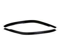 Auto Side Window Wind Deflector For Smart For Fortwo 450 451 1998-2014 Black Visors Rain Guard Door Visor Vent Shades Dark Smoke Side Door Wind Shield(98-07 450)