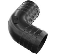 Auto Silicone Hoses 13mm 90 Degree Plastic Hose Connector Black Barbed Hose Connector For Garden Hoses, Pond Hoses, Water Pipes