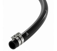 Auto Silicone Hoses 4mm Id X 8mm Od Black Silicone Vacuum Hose 7 Metres With 2 Stainless Mini Clips High Temp Air Breather Washer Tube
